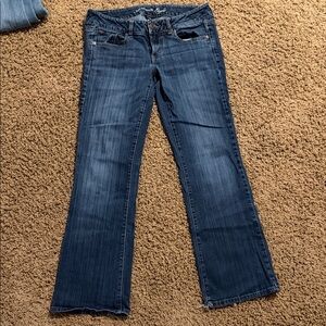 American Eagle Dark Blue Women's Petite Jeans